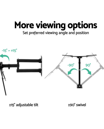 Artiss TV Wall Mount Bracket for 24"-50" LED LCD TVs Full Motion Strong Arms