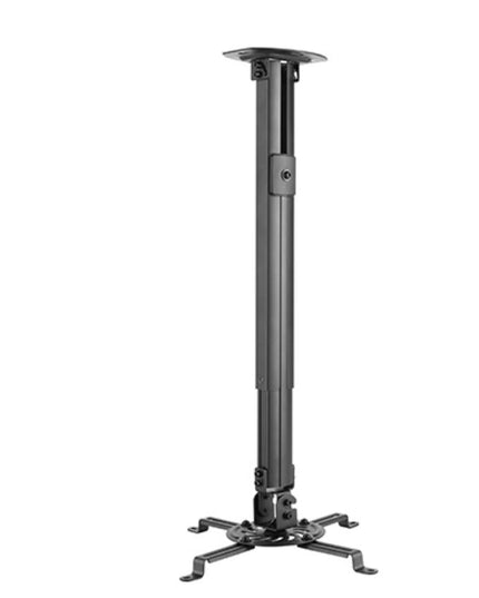 BRATECK Steel Projector Ceiling Mount in Black Fit most Projectors Up to 13.5kg