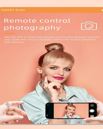 Smart Ring R10M Size 13 Heart Rate / Blood Oxygen / Sleep Monitoring Rose Gold