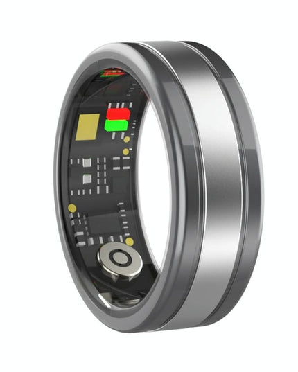 9 Smart Ring R18 Heart Rate Blood Oxygen Sleep Sports - Black