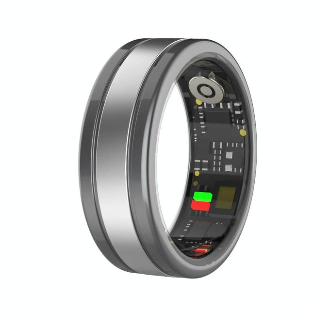 9 Smart Ring R18 Heart Rate Blood Oxygen Sleep Sports - Black