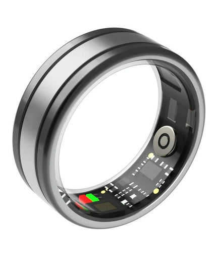 9 Smart Ring R18 Heart Rate Blood Oxygen Sleep Sports - Black