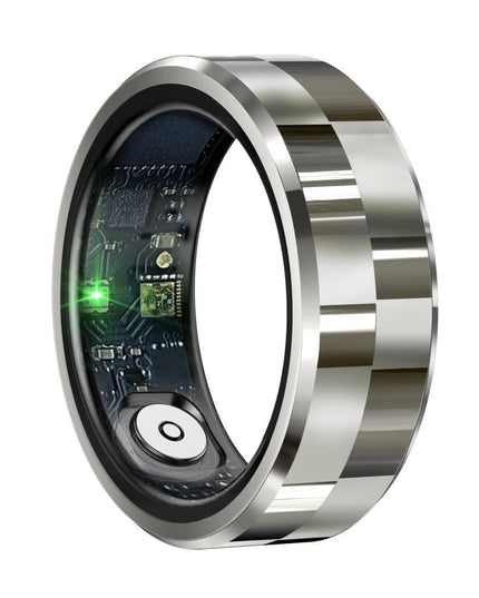 Smart Ring With Health Monitoring Gesture Control And Somatosensory Games - Size 10 - Black