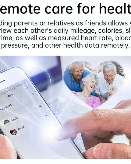 Smart Ring With Heart Rate Blood Oxygen Sleep & Sports Modes - Size 12 - Black