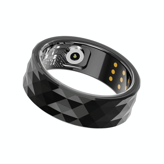Smart Ring Health Monitoring Multiple Modes R12M Size 22 - Gold