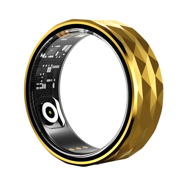 Smart Ring Health Monitoring Multiple Modes R12M Size 22 - Gold