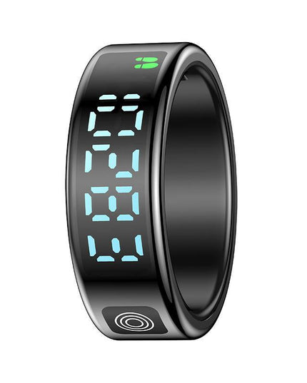 Smart Ring Hand Gestures Health Monitoring Sports Modes Size 10 - Silver