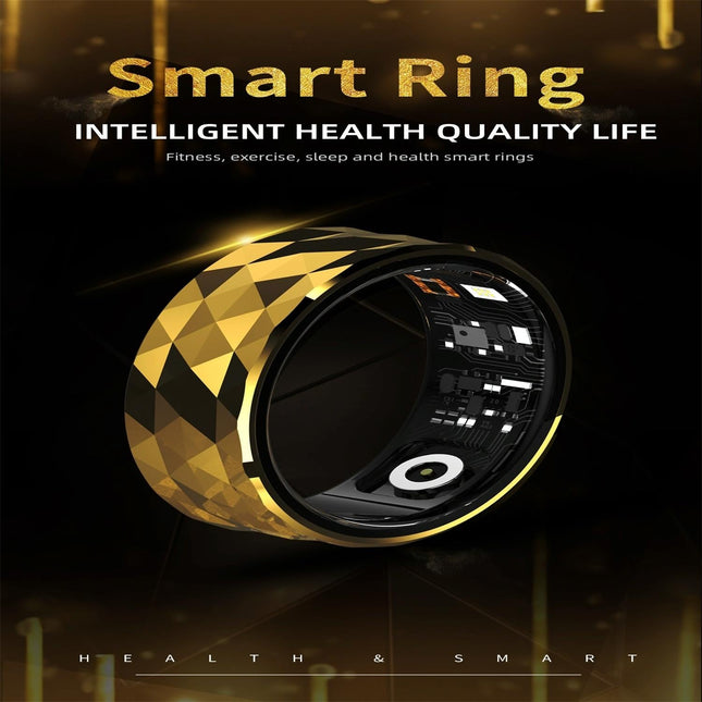 Smart Ring Health Monitoring Multiple Modes R12M Size 22 - Silver
