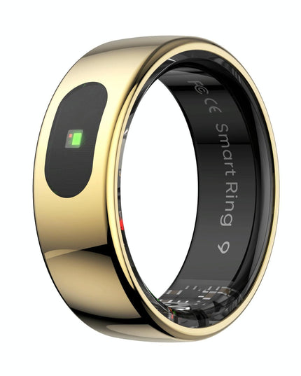 Smart Ring Size 7 Heart Rate Blood Oxygen Sleep Sports - Silver