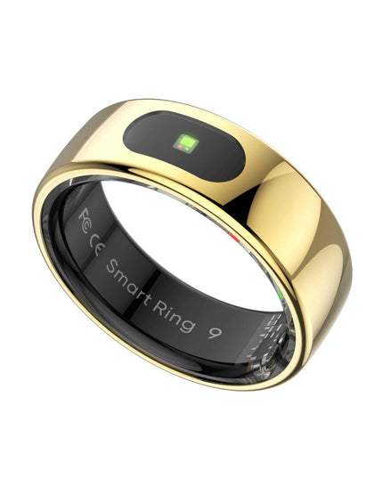 Smart Ring Size 7 Heart Rate Blood Oxygen Sleep Sports - Silver