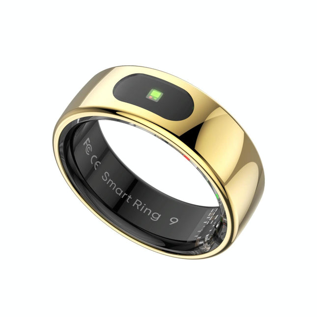 Smart Ring Size 7 Heart Rate Blood Oxygen Sleep Sports - Silver