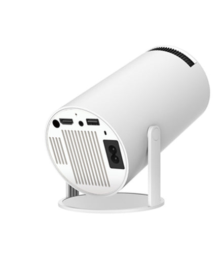 HY300PRO Portable Projector - 4K Decoding, Wi-Fi 6, 720P HD with 160 ANSI Lumens