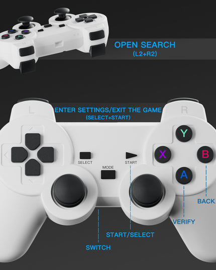 P30 Max 4K Ultra HD Projector with 3D Gaming - Includes 2 Wireless Controllers, Remote Control, and Streaming Support