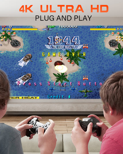 P30 Max 4K Ultra HD Projector with 3D Gaming - Includes 2 Wireless Controllers, Remote Control, and Streaming Support