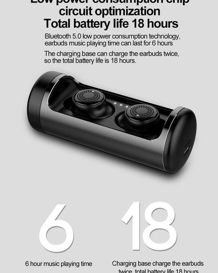 Waterproof Q63 Tws Wireless Earbuds With 3D Stereo Sound And Charging Case-1915197666690732040